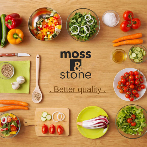 Moss and Stone Digital Kitchen Scale Food Multifunction Accuracy Digital Scale LCD Display 11 Lb 5 Kg, Food Scales Digital Weight Grams and Oz, Ba...