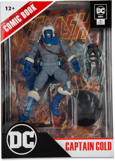 McFarlane Toys - DC DIRECT 7IN FIGURE with COMIC - The FLASH WV2 - CAPTAIN COLD...