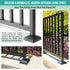 1Pcs 1.5" (1.5" Post/4" Base) Aluminum Post Base Cover, Suitable for iron Stair railings, Balcony railings, Post Skirt Covers (Black)...