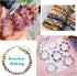 Topwon Gemstone Beads for Jewelry Making Kit 750 Pcs Natural Crystal Irregular Chips Stone Beads DIY Necklace Bracelet Making Gift Set...