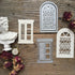 Door Window Cutting Die Cuts, DIY Crafts Template Door Window Scrapbook Cards Cutting Dies Cut Stencils for DIY Embossing Card Making Decorative P...