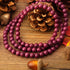 200pcs 8mm Natural Sandalwood Round Beads Gorgeous Craft Handmade Polished Spacer Mala Pray Beads with Elastic Cord for Bracelets DIY Rosary Tasbi...