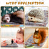 4 Pack Ultra Soft Dog Cat Bed Mat with Cute Prints Reversible Fleece Dog Crate Kennel Pad Cozy Washable Thickened Hamster Guinea Pig Bed Pet Bed M...