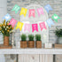 TUPARKA 2pcs Easter Banners, 'Happy Easter' Bunting Garland Decorations, Lightweight Hessian Banner, Pennant Shape, 2.5m Length, Ideal for Party, ...