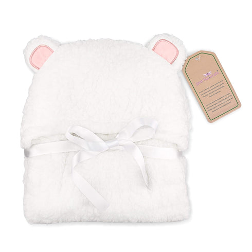 Jam Naturals- Baby Swaddle Blanket, Cute Bear Organic Receiving Swaddling Wrap, Newborn Baby Girl Soft Plush Registry Gift (Pink 3-6m)...