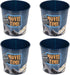 SECEN LONDON Reusable Plastic Popcorn Containers/Popcorn Bowls Set for Movie Theater Night,Washable in The Dishwasher,%100 BPA Free, Plastic Popco...