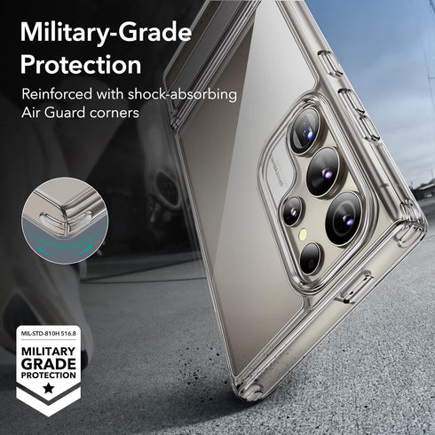 ESR for Samsung Galaxy S24 Ultra Case, Kickstand S24 Ultra Cover with 3 Stand Modes, Military-Grade Drop Protection, Shockproof Slim Phone Case wi...