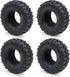 MOHERO 4PCS Soft Rubber Mud Terrain Tires for 1/18 TRX4M Bronco Defender 1/24 Axial SCX24 RC Crawler Car (A Style)...