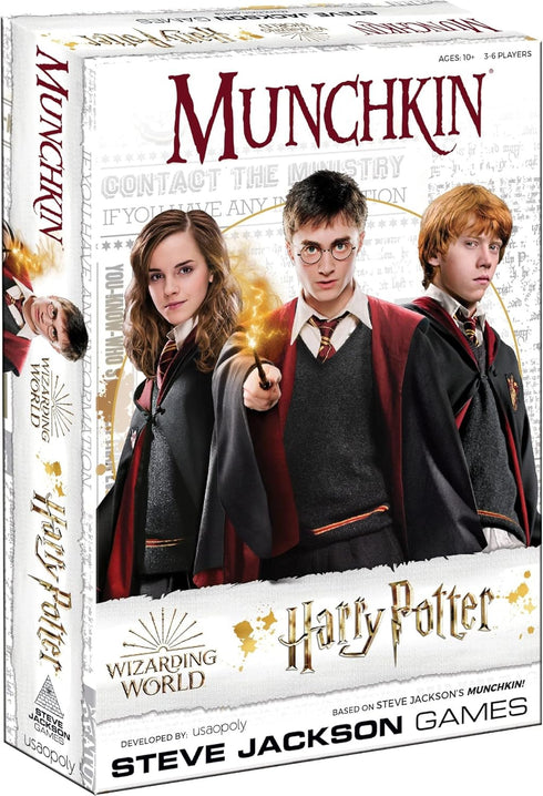 Munchkin Harry Potter Board Game | Officially Licensed Harry Potter Gift | Artwork from Harry Potter Movies | Collectible Steve Jackson's Munchkin...