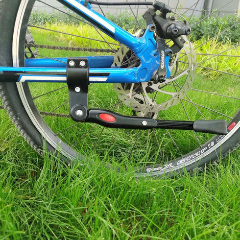Bike Kickstand-Adjustable Rear Side Aluminium Alloy Kickstand Fits for 24" 26" 27.5" 29" 700C Bike Kick Stand for Mountain Bike Road Ebike Bicycle...