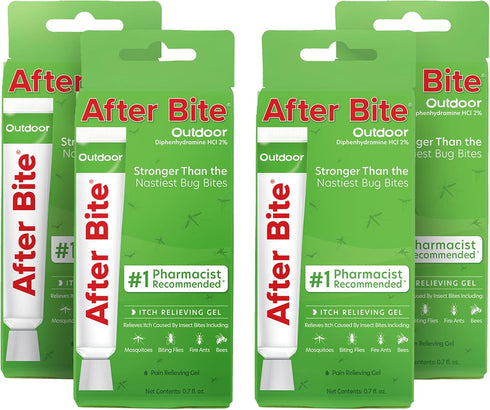 After Bite Outdoor Formula - Itch Relief with Diphenhydramine HCl - Ideal for Mosquito & Fire Ant Bites, Bees & More - Portable Gel Formula - 0.7 ...