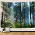 Llamazing Forest Tapestry - Magic Tapestry Curtain for Living Room & Bedroom (Morning Forest, 90.5''L70.8''W) XL...