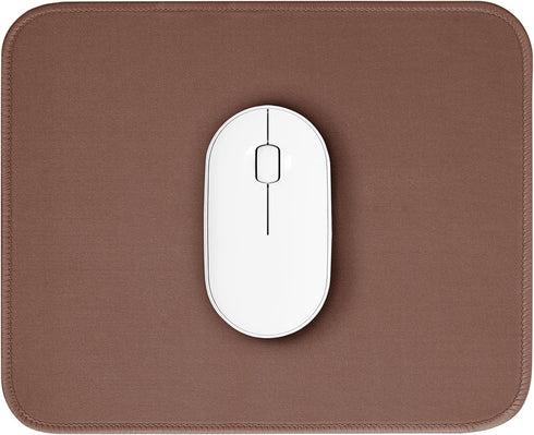 Brown Mouse Pad, Nice and Cute Mouse Pad, Splash-proof Textured 10.2 x 8.2Inch, Stitched Edge Non-Slip Waterproof Rubber Mouse Pad...