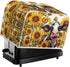 Sunflower Cow Printed Toaster Cover for 4 Slice Bread Maker, Anti Fingerprint Oven Dust Protector, Small Kitchen Appliance...