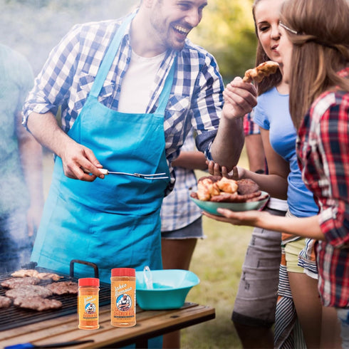 Jake's Famous California Chicken Rub, Chicken Seasoning, Gluten Free, MSG Free, Dry Rub, Steak Seasoning, BBQ Rub, Hamburger Seasoning with Turmer...