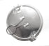 Commercial Grade D 3.9" X H 5.3" Genuine Stainless Steel 18/8 Perforated Strainer - One Touch Lock System - Restaurant & Home Use...
