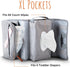 Diaper Bag Organizer - Tri-fold Wipes and Diaper Pouch for Diaper Bag Organization and Travel...