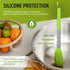 Kaluns Kitchen Tongs for Cooking, Non Stick Silicone Tip Stainless Steel Tongs, Set of Four 7,9, and 12 Inch Tong Plus Silicone Spatula Non-stick,...