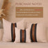 BOYSUM Farmhouse Decorative Outdoor Throw Pillow Covers for Couch Sofa Bed Brown Faux Leather Accent Pillow Cover Modern Decor Pillow Case 18 x 18...