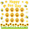 Bee Birthday Bulletin Board Happy Bee Day Bulletin Board Set Happy Birthday Classroom Supplies Honeycomb Bulletin Board Decoration Bee Cutouts Sun...