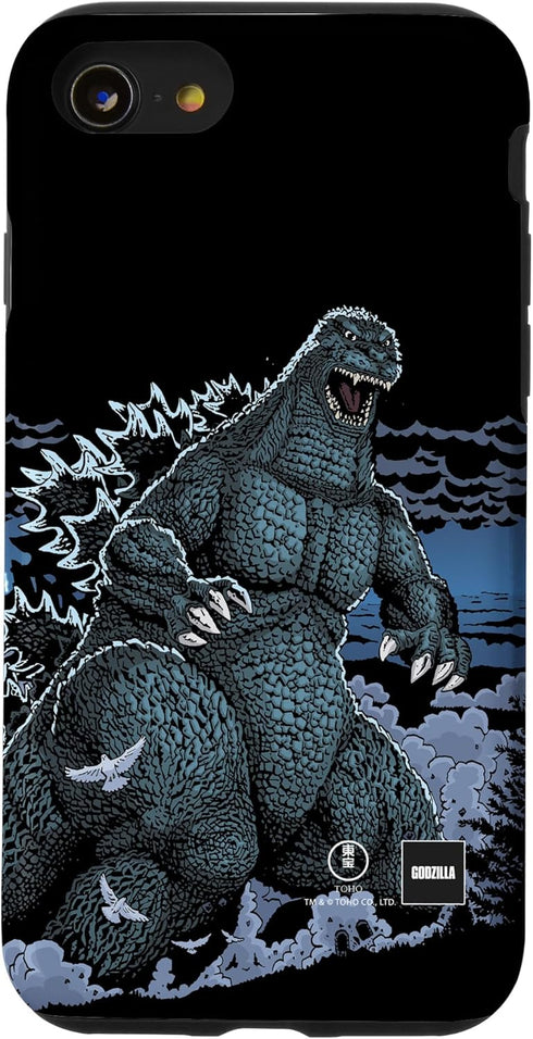iPhone SE (2020) / 7 / 8 Godzilla Comic Art "Lightning" Case...