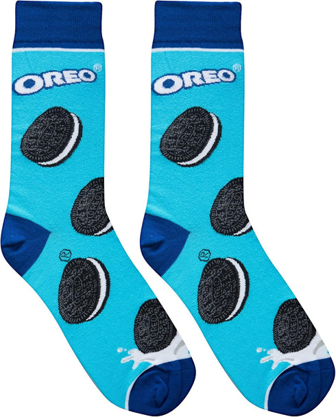 Cool Socks Novelty Crew Socks Men's Women's, Oreo Cookies, Graphic Print, Large...