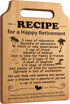 Retirement Gifts for Women - Retirement Gifts for Her, Retired Cutting Board Gifts, Retirement Gifts for Female Friends Nurse Coworker Teachers Bo...