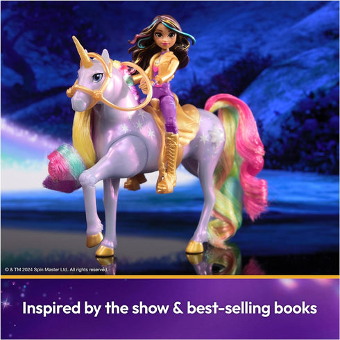 Unicorn Academy, Sophia & Light Magic Wildstar with Rainbow Light-up Effects, 2 Riding Accessories, Dolls & Unicorn Toys for Girls Ages 4 and up...