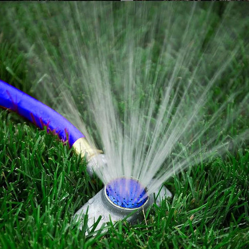 Hourleey 360 Degree Metal Spot Sprinkler, Lawn Sprinklers for Yard, Circle Pattern Sprinkler with Gentle Water Flow for Small Area Yard Lawn Garde...