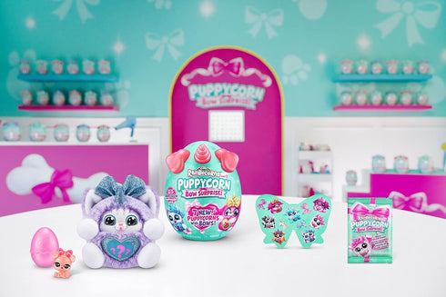 Rainbocorns Puppycorn Surprise Series 3 (Chihuahua) by ZURU, Collectible Plush Stuffed Animal, Surprise Egg, Sticker Pack, Slime, Dog Plush, Ages ...