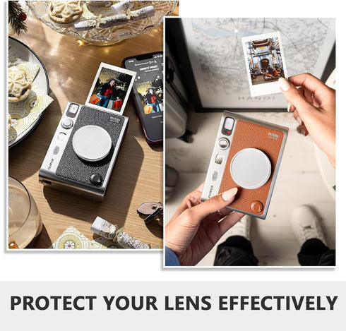 CAIYOULE Protective Lens Cap for Fujifilm Instax Mini EVO Instant Camera, Accessories for Instax Mini EVO with Lens Cover, Mini Picture Frame(NO C...