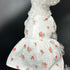 Floral Dog White Dress for Small Dog Girl Chihuahua Yorkies Princess Dress Summer Skirt for Puppy Kitten S...