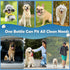 Dog Paw Cleaner, Portable Waterless Cleaning Shampoo for Dogs Foot Washer, Silicone Dogs Cat Foot Grooming Brush for Muddy Paws Rose Scent...