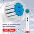 Replacement Heads for Oral B Braun Variety Pack of 16 PCS Floss Cross Sensitive Soft Precise Electric Toothbrush Heads Tooth Brush Head Refill Com...