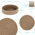 Trivets for Hot Dishes, Trivets for Hot Pots and Pans, Hot Pads for Countertops, Coasters 4 Pcs and Storage Basket 1 Pack, Pot Holders for Kitchen...