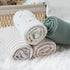 Meracorallo Muslin Swaddle Blanket, 100% Organic Cotton Receiving Blanket Soft and Breathable Swaddle Wrap for Baby Boys and Girls (Roman Green)...