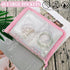 Bracelet Holder Travel Jewelry Organizer Case Transparent Jewelry Storage Book for Earring Necklace Ring with Small Clear Zippered Pouch...