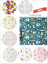 Precut Fabrics for Quilting no Repeat Design Printed Forest Animals Cotton Fabric for Patchwork Squares Bundles for Craft DIY /8pcs 20" x 20"...