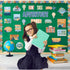 Let The Adventure Begin Motivational Bulletin Board Set for Classroom Decoration Let's Explore Themed Bulletin Cutouts Travel Map Poster Set for T...
