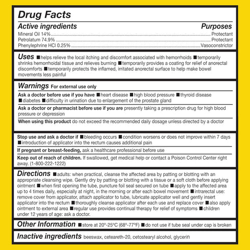 Ever Ready First Aid Hemorrhoidal Pain Relief Ointment - Fast Acting Treatment for Itch, Swelling, and Maximum Strength Pain Relief, 2 oz (57g) Pe...