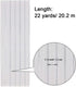 Shappy White Elastic Band for Sewing Knit Elastic Band(1/2 Inch X 22 Yards)...