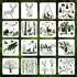 Forest Wildlife Animal Stencils for Painting, 16 Pcs Plastic Reusable Stencils for Kids of Deer Bear Tree Patterns for Painting on Wood Wall Fabri...