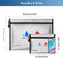 Fireproof Document Bag?Fireproof Money Safe Document Bag 15 x11 & 9x7 Inches Set Non-Itchy Silicone Coated Fire Resistant Bag Fireproof Safe Stora...