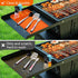 Silicone Griddle Tools Mat for Blackstone,Spatula Mat with Drip Pad Grill Mat,Side Shelf Mat for Blackstone Food Grade Grill BBQ Caddy Utensils Ho...