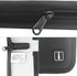 Travel Tie Case, Portable Waterproof Necktie Cufflinks Storage Box Tie Holder Stored up to 4-5 Ties - Black...
