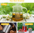 Tea Infuser, Stainless Steel Extra Fine Mesh Tea Ball Strainer Soup Seasonings Seperation Basket Spice Filter with Extended Chain Hook for Brew Te...