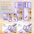 for Samsung Galaxy A14 5G Case, Cute Stylish Designer Galaxy A14 5G Phone Cases with Slide Camera Cover + Ring Holder,Sunflower Slim Protective Sh...