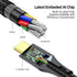 USB C Extension Cable 3.3Ft (100W/10Gbps), Gold Connector Nylon Braided USB 3.1 Type C Male to Female Extension Fast Charging Compatible with USB ...