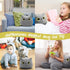 Gray Cat Plush Pillows Toys, 12" Kawaii Gray Cat Stuffed Animals Plush Toys, Cute Soft Cat Plushie Gray Cat Pillow Stuffed Cat Toys for Birthday C...