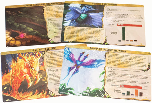Greater Than Games | Spirit Island: Feather & Flame - Foil Panels | Cooperative Strategy Board Game Accessory | Premium Component Upgrade...